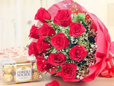 Chocolicious Roses Combo
