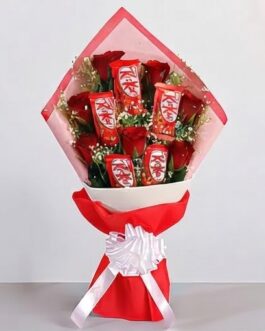 Home 12 kitkat bouquet - theflowers.pk