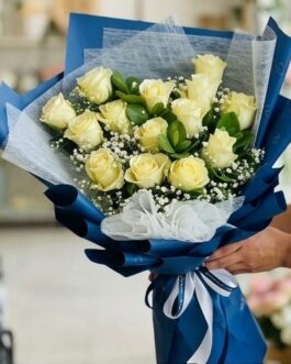 Yellow roses bouquet - TheFlowers.pk